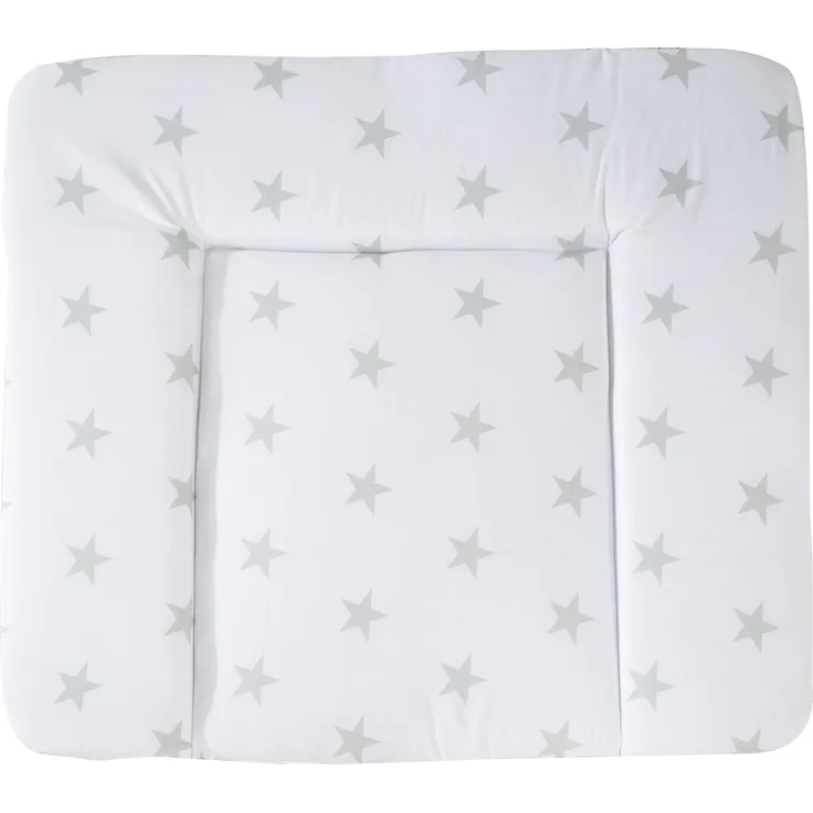 roba Wickelauflage 'Little Stars' 85 x 75 cm - PU beschichtet & 100% phthalatfrei - Weiß