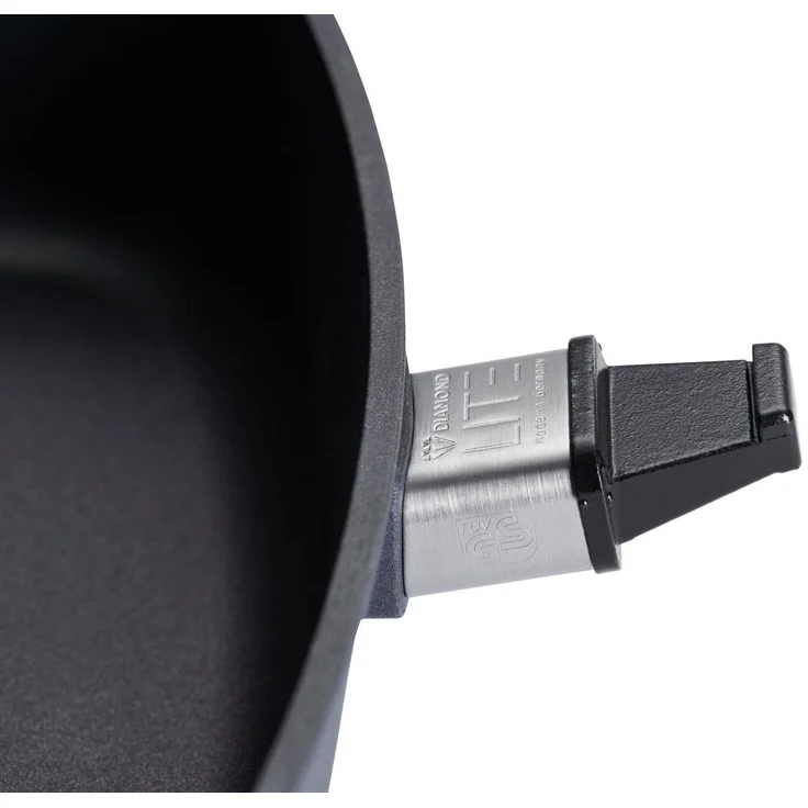 Woll 'Diamond Lite' Gusspfanne, Schwarz, 26x26 cm, Induktionsgeeignet – Bild 4