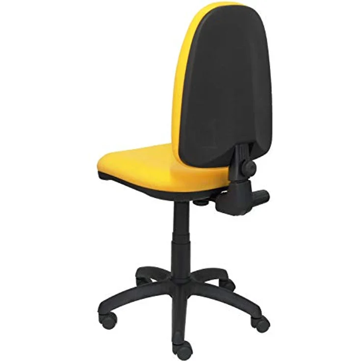 PIQUERAS Y CRESPO Modell 04CP Ergonomischer Bürostuhl mit Permanentkontaktmechanik und höhenverstellbar Sitz und Rücken gepolstert in Stoff BALI gelb – Bild 7