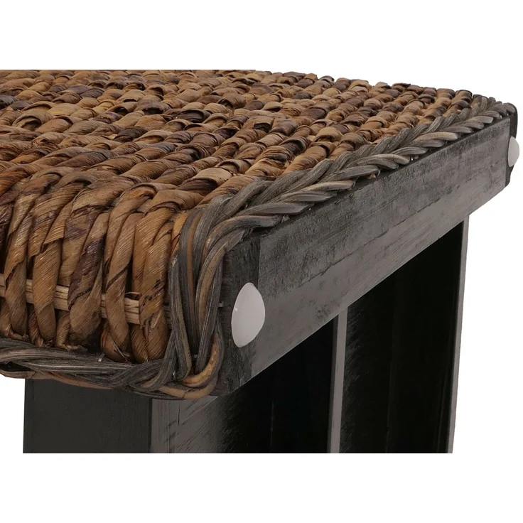 Beistelltisch Nachttisch Sitzhocker Lucca Rattan ~ Bananengeflecht – Bild 8