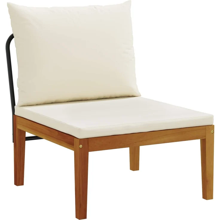 vidaXL 3 Stk. Garten Lounge Set mit Kissen Massives Akazienholz & Seil 42022067 – Bild 5