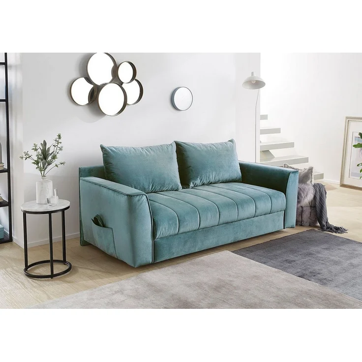 Jockenhöfer Gruppe Schlafsofa Rick, Platzsparendes Sofa mit Gästebettfunktion, Federkernpolsterung – Bild 1