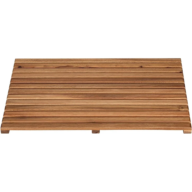 WENKO ACACIA Badematte 60 x 40 cm, Braun, aus Akazienholz – Bild 2