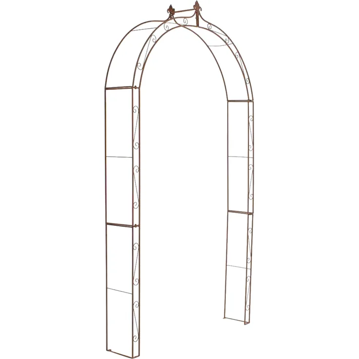 CLP Rosenbogen Anna Rankhilfe wetterfest im rustikalen Landhausstil,antik braun