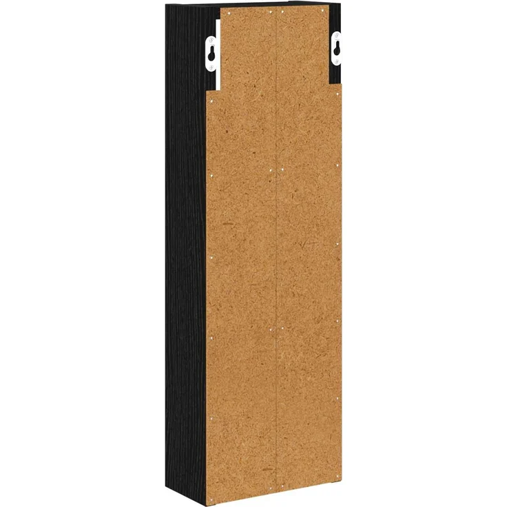 vidaXL Badezimmer-Wandschrank Schwarze Eiche 20 x 10 x 60,5 cm 889288 – Bild 8