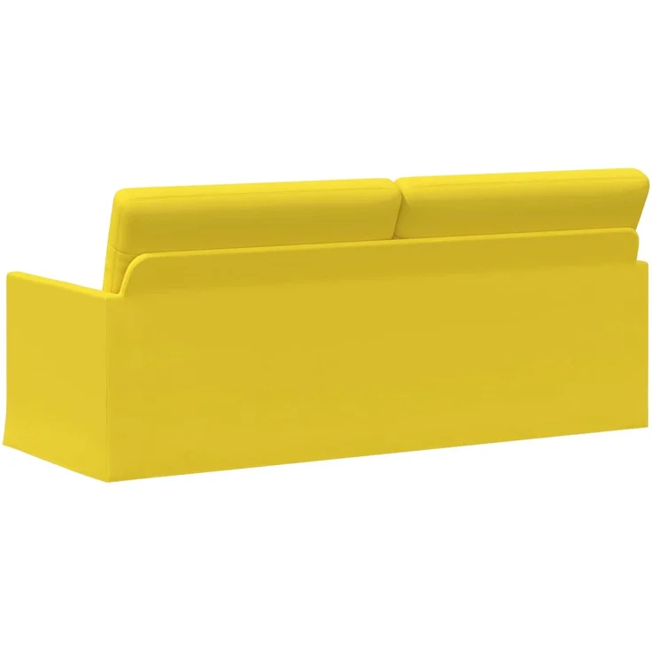 vidaXL 3-Sitzer Sofa Helles Gelb 190 x 81 x 82 cm Stoff 42041115 – Bild 4