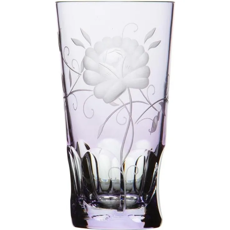 Becher Kristall Rose reseda (14 cm)