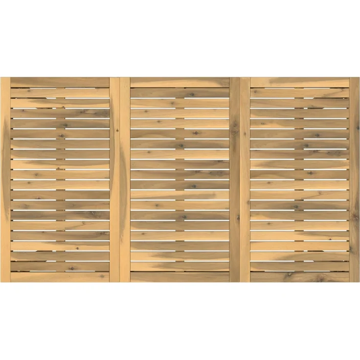 vidaXL Gartentisch LAREN Weiß gewaschen 141 x 80,5 x 75 cm 901714 – Bild 5