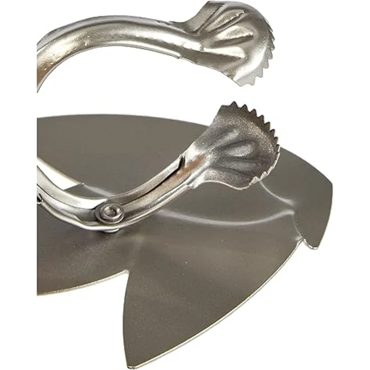 Gardinia Dekoklammer Flower silber-matt, Ø 8 cm – Bild 4