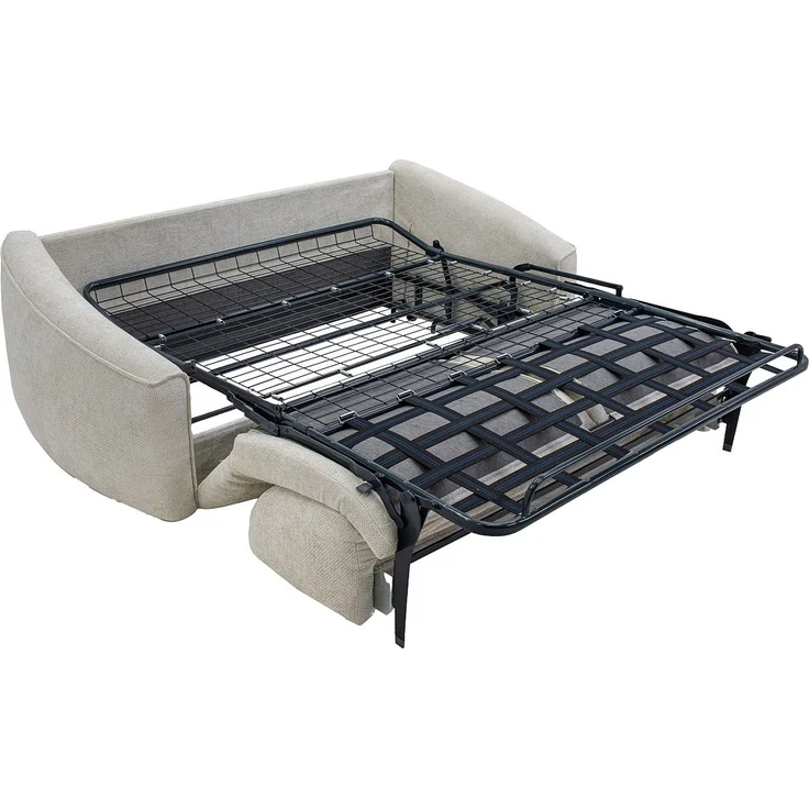 Vente-unique - ASUFA - Schlafsofa - Plastik - Kunststoff (PVC) - Beige - 208 x 100 x 80 cm – Bild 7