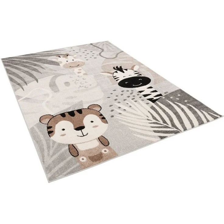 Pergamon Kinderteppich Kinder Teppich Softstar Kids Safari Friends, Rechteckig, Höhe: 11 mm – Bild 4