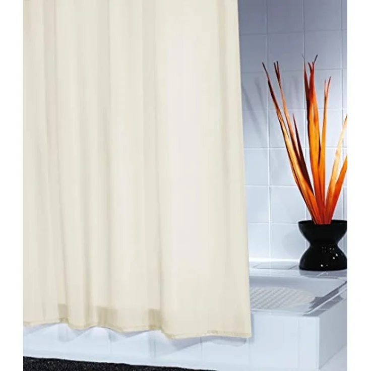 Ridder Duschvorhang Uni beige Breite 240 cm – Bild 2
