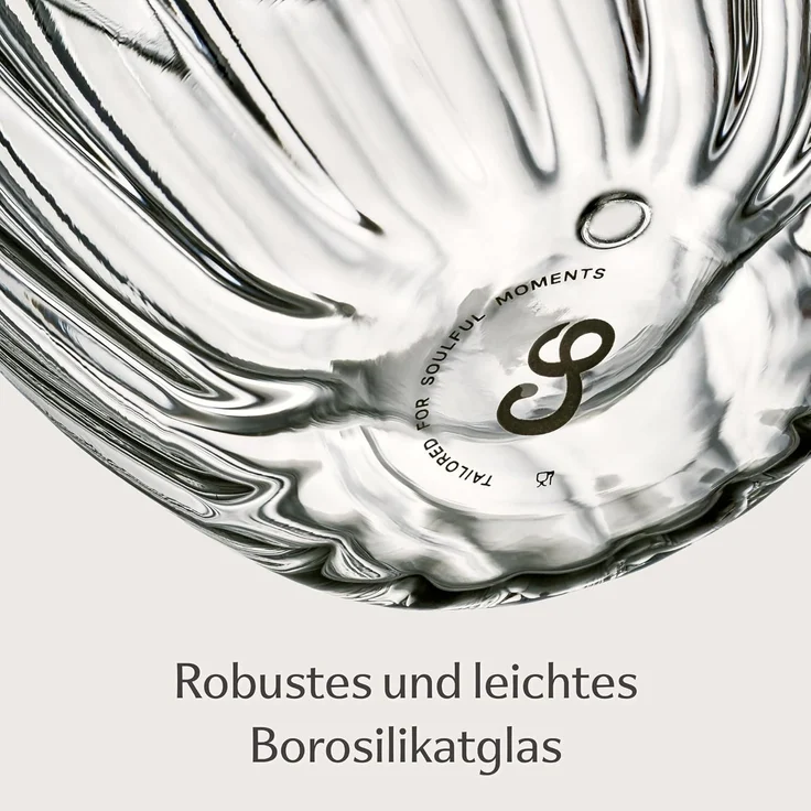 Cosumy Gläser-Set Doppelwandige Cappuccino Gläser 230ml, 4-tlg, Borosilikatglas, Spülmaschinenfest – Bild 3