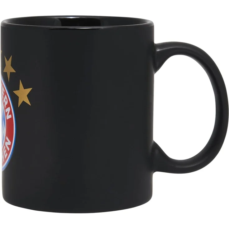 FC Bayern München Tasse FC Bayern München Tasse Logo I Schwarz I 0,3 l, Keramik – Bild 3