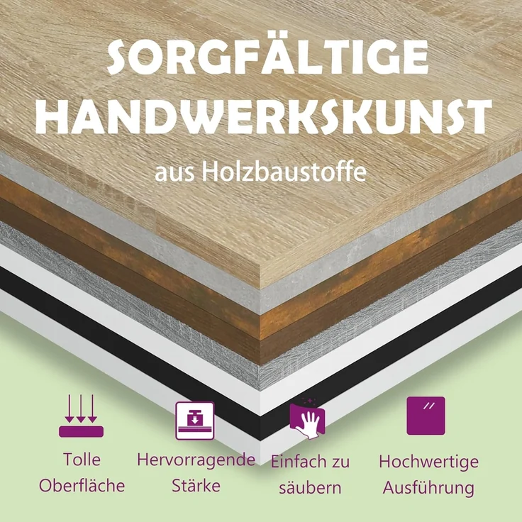vidaXL TV-Schrank Weiß 80x40x40cm Holzwerkstoff 800054 – Bild 4