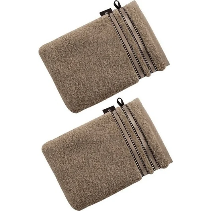 Vossen Handtücher Handtücher Collection Cult de Luxe, Frottier (Packung, 2-St), Vegan – Bild 2
