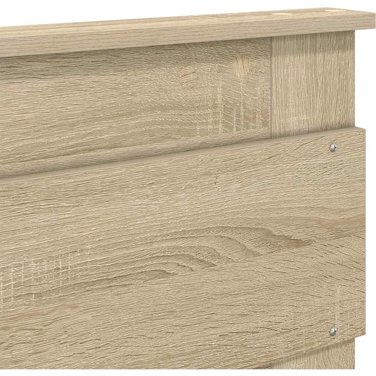 vidaXL Bettrahmen Sonoma 120 x 200 cm Massives Kiefernholz 3409785 – Bild 10