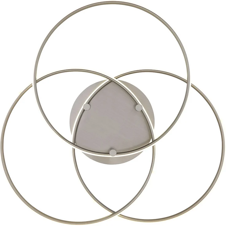LED Deckenleuchte, Alu, silber, neutralweiß, D 45,6 cm – Bild 5