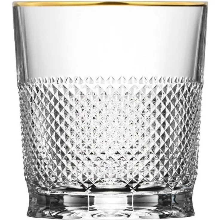 Whiskyglas Kristall Oxford Gold clear (9,3 cm)