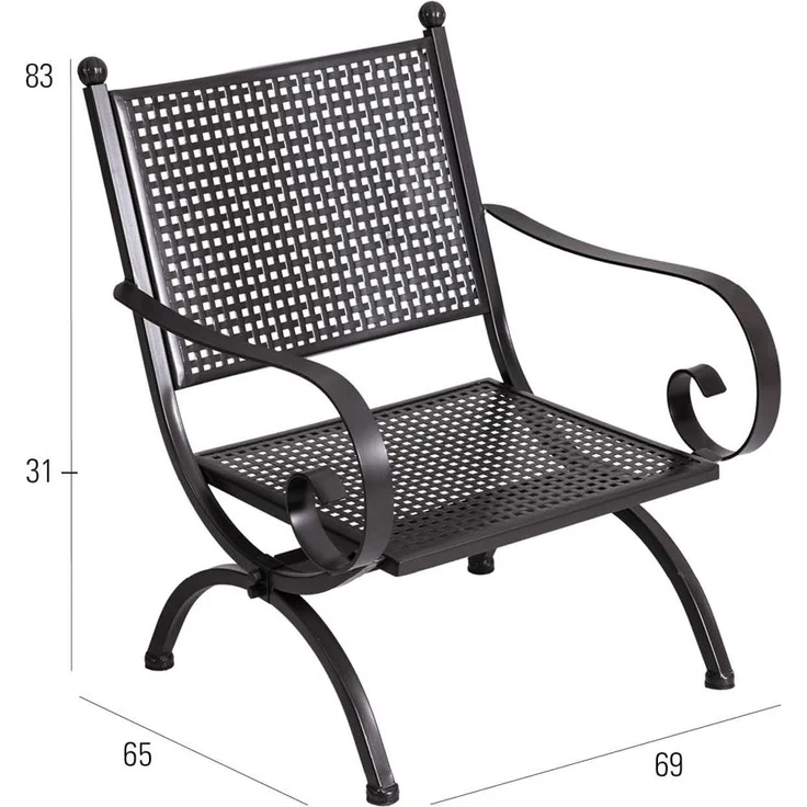 MBM Romeo Loungesessel Elegance – Bild 2