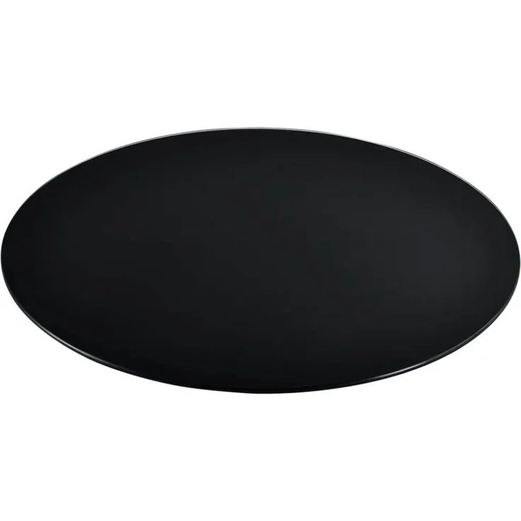 Glasplatte TERRY 40cm schwarz 8mm rund ESG Gehärtetes Glas Scheibe Bodenplatte Glasscheibe Platzteller – Bild 4