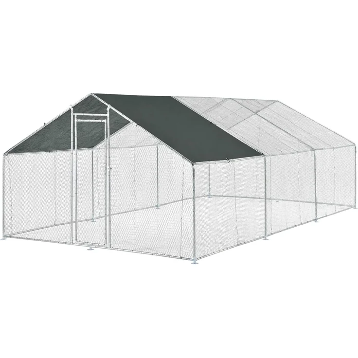 Freilaufgehege Wels mit Sonnendach 3x6x2 m [pro. tec] – Bild 1