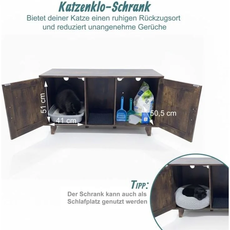 XXL Katzenschrank für Katzenklo 10052208_8208 – Bild 3