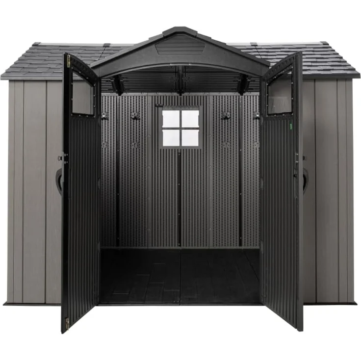 Lifetime Ohio | Kunststoff Gerätehaus mit Boden | Grau | 3x2 m – Bild 4