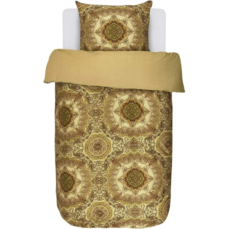 Essenza Bettwäsche Cadiz golden yellow Satin, 155x220 cm