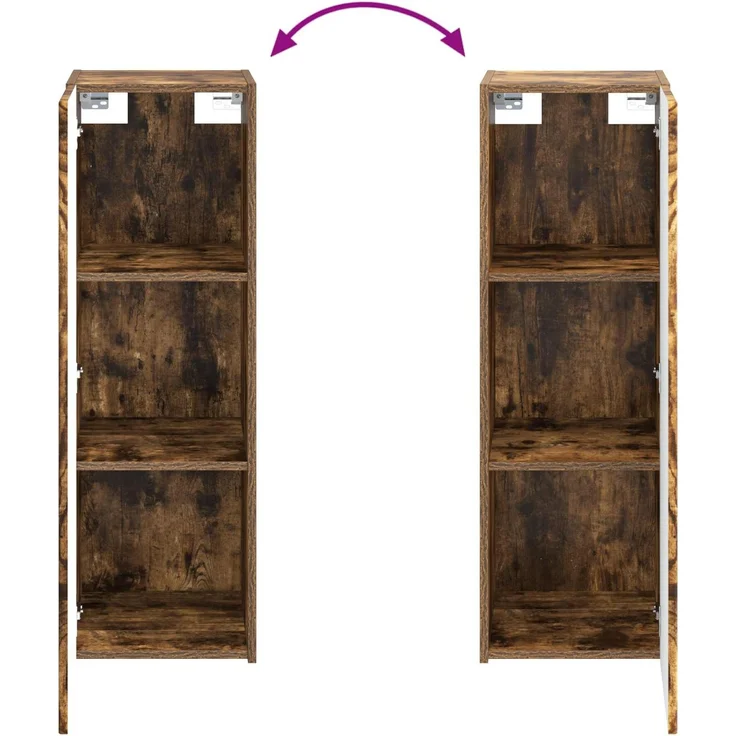 vidaXL Badezimmerschrank-Set 5 stk. Räuchereiche 33 x 34,5 x 100 cm 3405968 – Bild 11