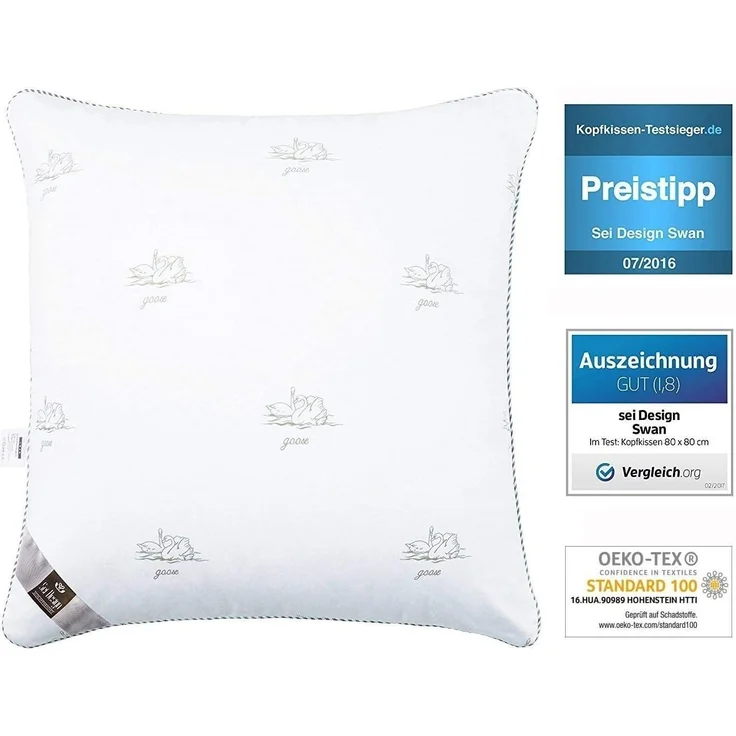 SEI Design Microfaserbettdecke 2x Bettdecken Winterdecken 135x200cm + 2x Kopfkissen 80x80cm, Füllung: daunenähnliches Gefühl, Bett-Set4-Tlg.: 2x Bettdecken 135x200 + 2x Kissen 80x80 – Bild 3