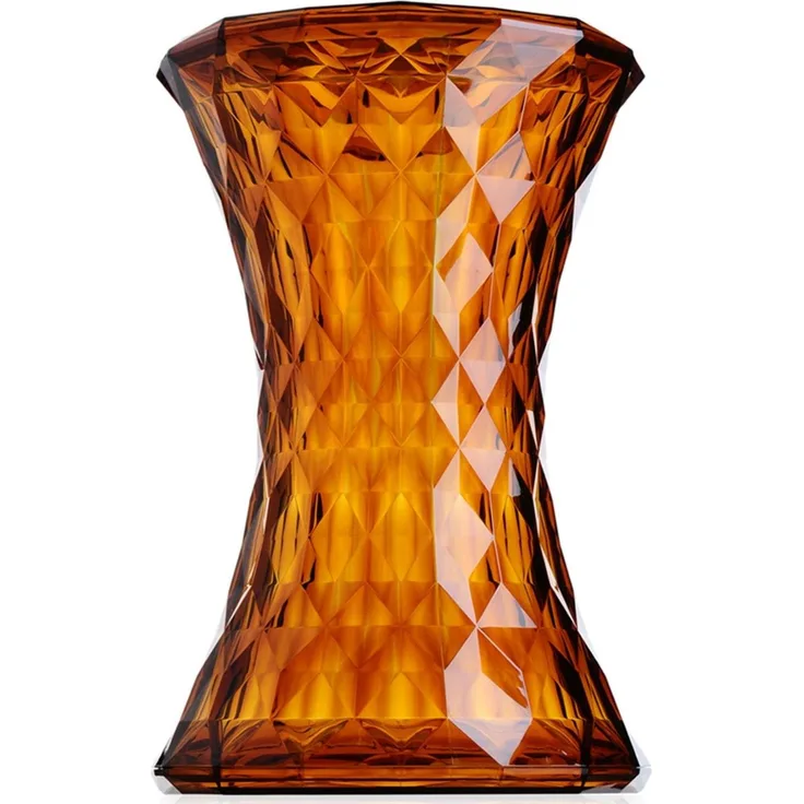 Kartell Stone, Hocker, Bernsteinfarben