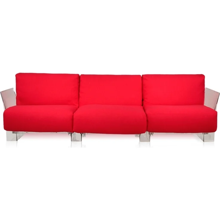 Kartell Pop Sofa Gänsedaunen/Baumwollstoff – Bild 2
