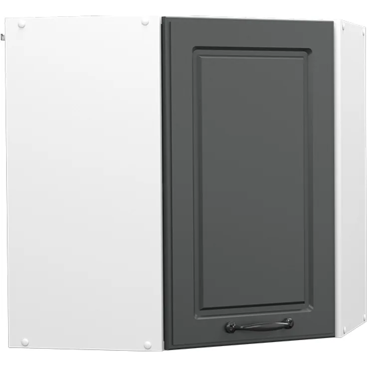 Eckhängeschrank R-Line Anthrazit Landhaus 57 cm Vicco