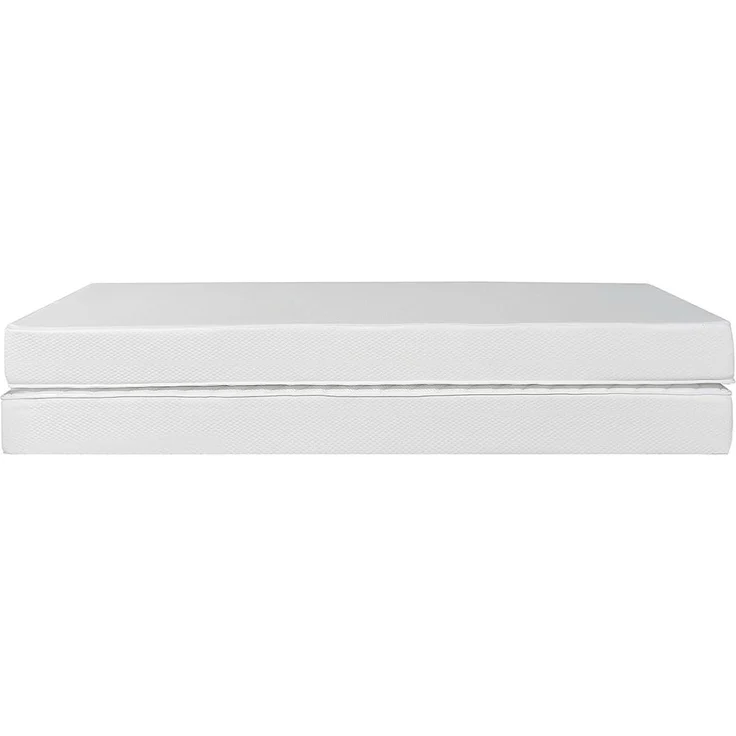 Vente-unique - ROOMIE Matratze Stoff Weiß - B 130 cm x H 16 cm x L 190 cm – Bild 5