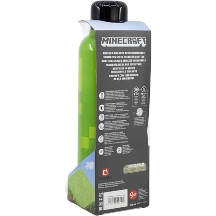 Minecraft Isolierte Edelstahl Trinkflasche Thermotrinkflasche 515 ml – Bild 4
