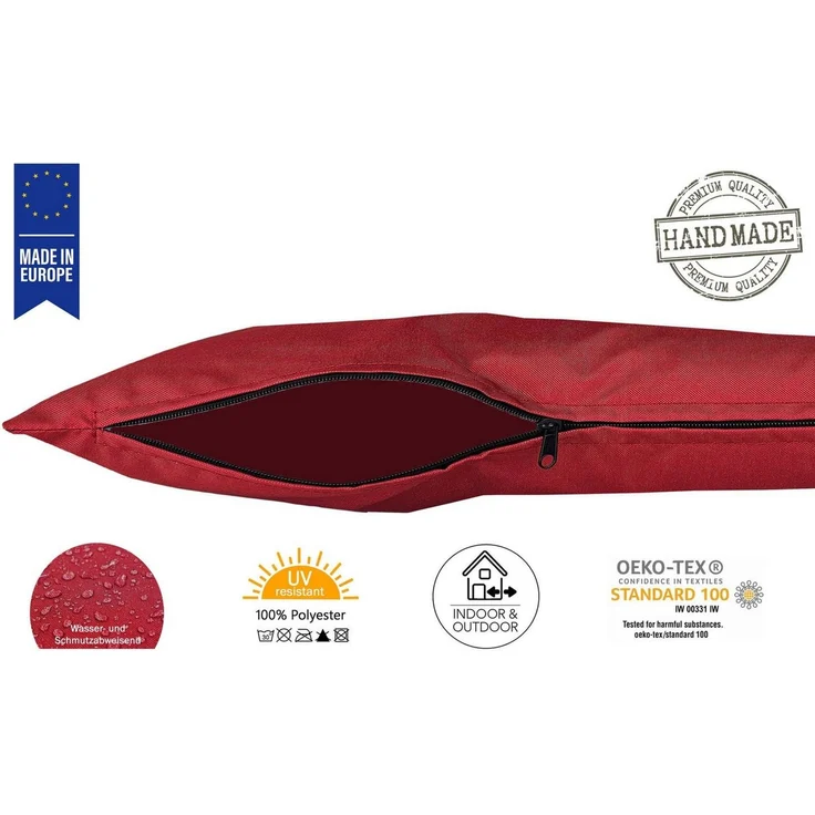 JACK Kissenbezüge 2er Set 40x60cm Outdoor Wasserfest, (2 Stück), 2x Kissenhülle, strapazierfähig, wasserabweisend, Innen & Außen – Bild 2