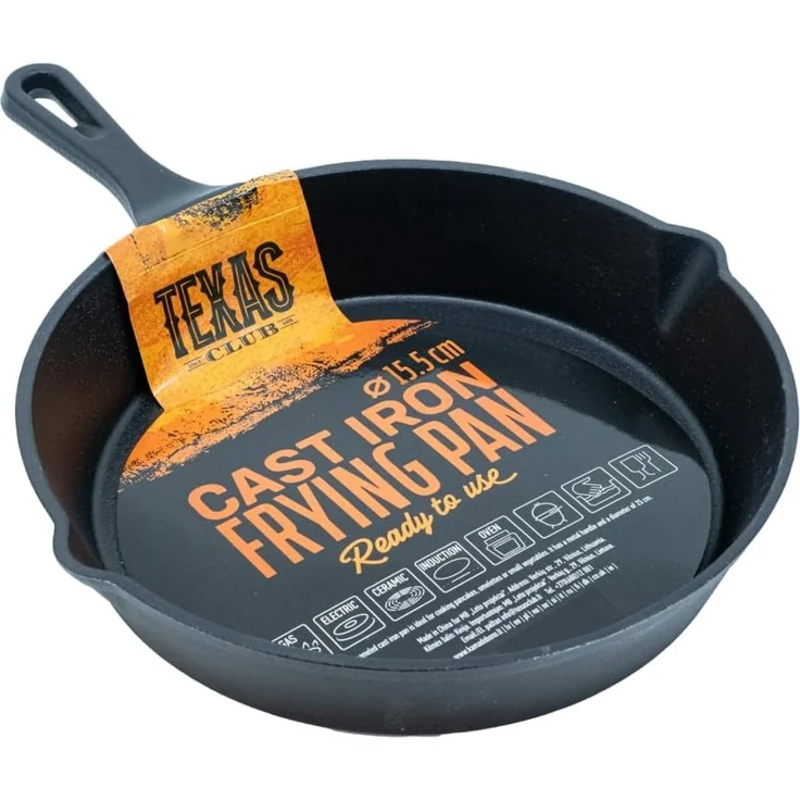 Texas_Club Gusseisen Mini-Pfanne Ø 15 5 cm – Bild 1