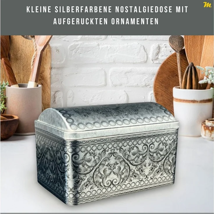 MediMuc Keksdose Schatztruhe, Metall – Bild 3