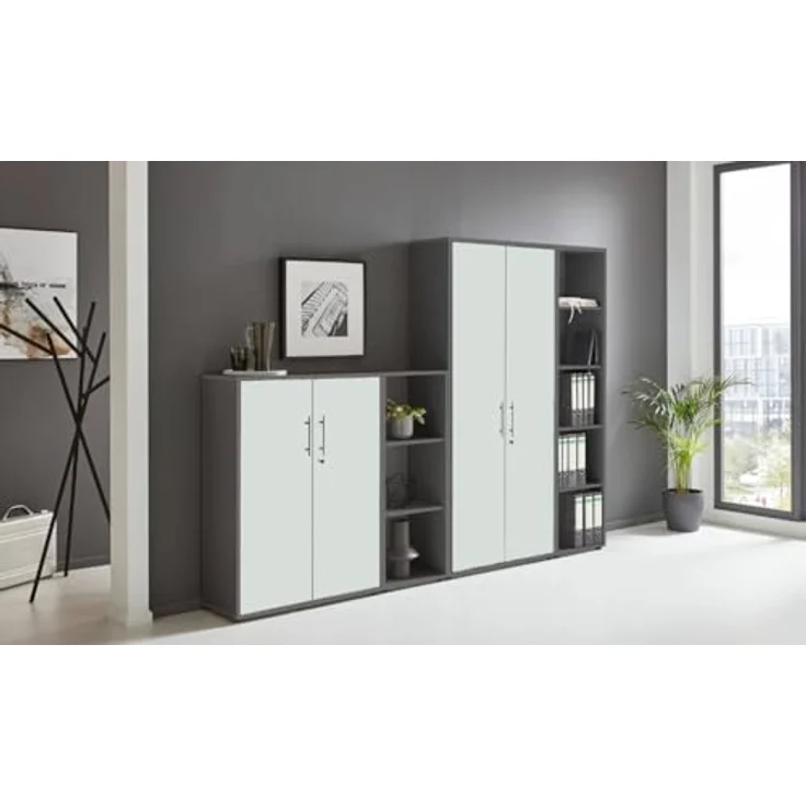 moebel-dich-auf Aktenschrank OFFICE EDITION (Set 4, abschließbar, Metallgriffen) Made in Germany – Bild 2