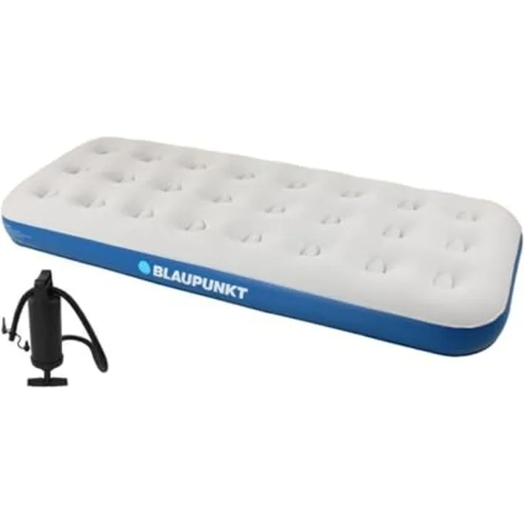 Oppustelig madras med håndpumpe 188x73 cm Blaupunkt IM210