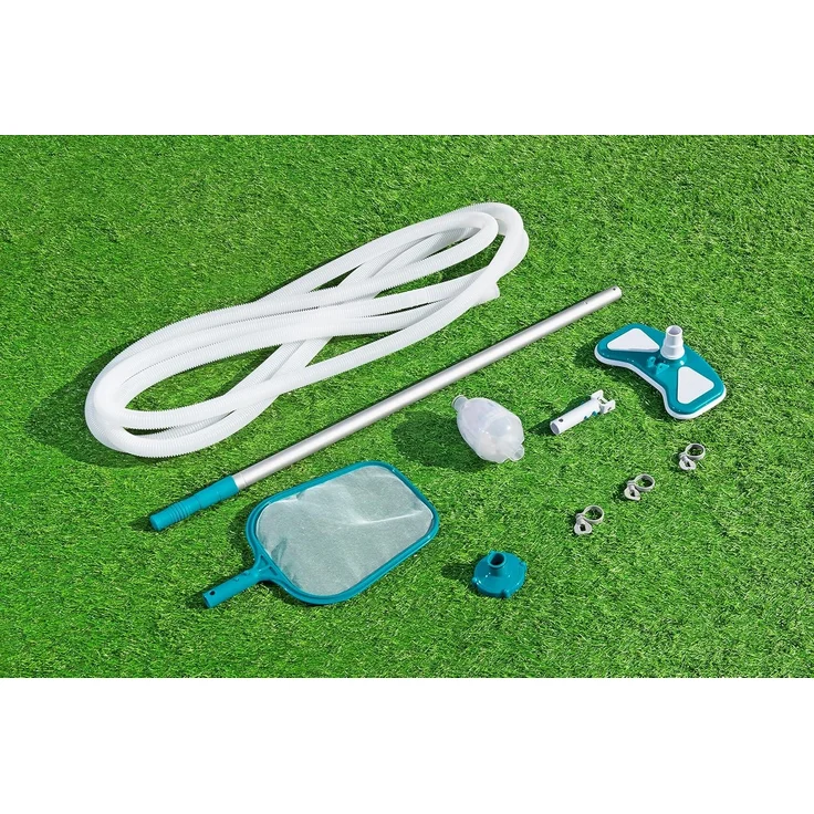 Poolpflege Basis-Set AquaClean™ mit pumpenbetriebenem Poolsauger & Kescher für Poolgrößen bis 610 cm – Bild 16