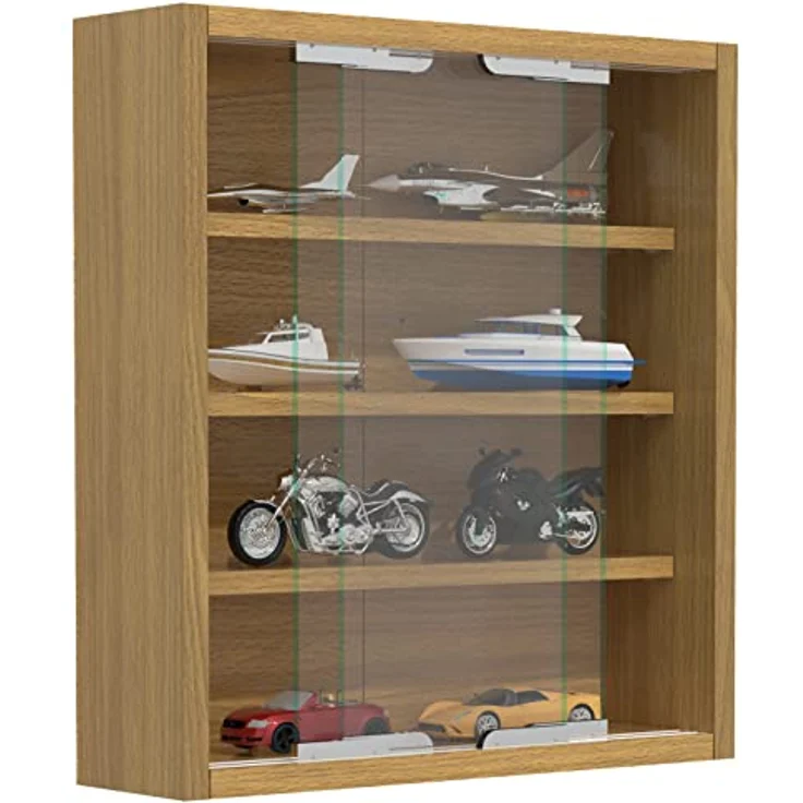 MID.YOU Hängevitrine, Buche, 3 Fächer, hängend, Holzwerkstoff, 37x40x10 cm – Bild 1