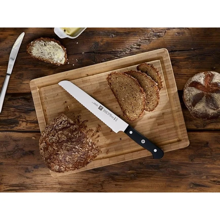 Zwilling 'Gourmet' Brotmesser, Stahl schwarz, 20 cm – Bild 3