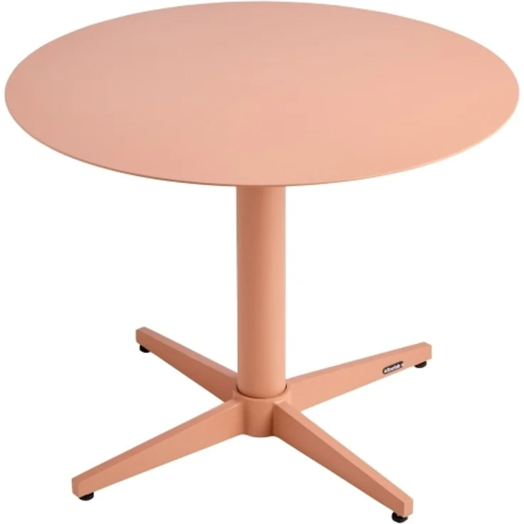 Gartencouchtisch Mill aus Aluminium, rund und pulverbeschichtet, modern, Peach, Ø 60 cm