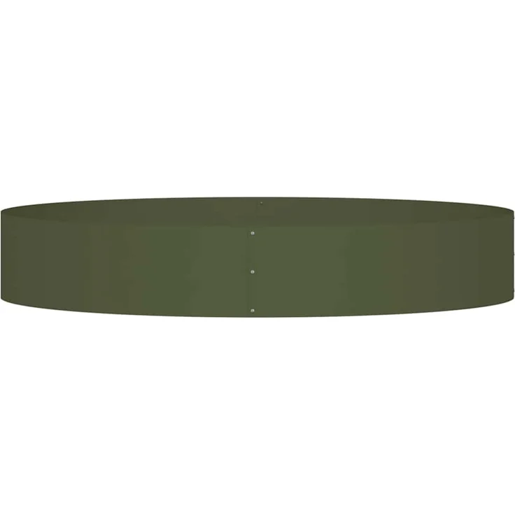 vidaXL Pflanzenring Olive Grün 120 x 120 x 20 cm Kaltgewalzter Stahl 873640 – Bild 5