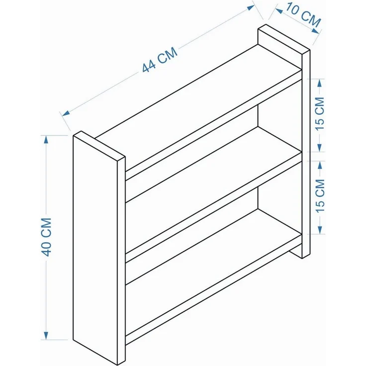 Skye Decor Küchenregal, Packung 1-tlg, 44x40 x10 cm, Arbeitsplatten-Organizer – Bild 4