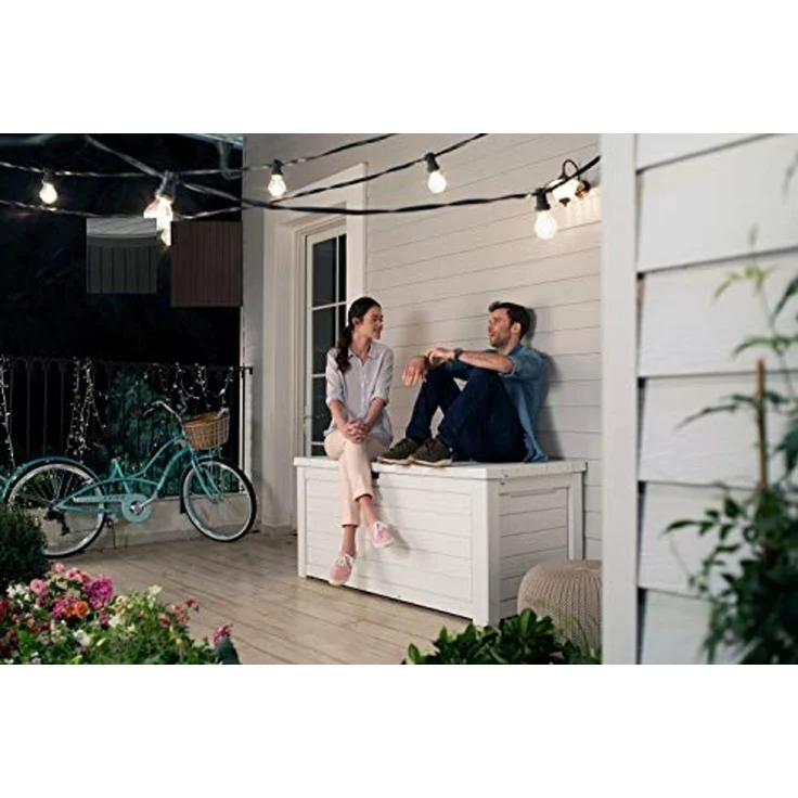 Keter Gartenbox "NORTHWOOD" 623L 157x72x69cm Deckel bis 270kg belastbar, abschließbar – Bild 2