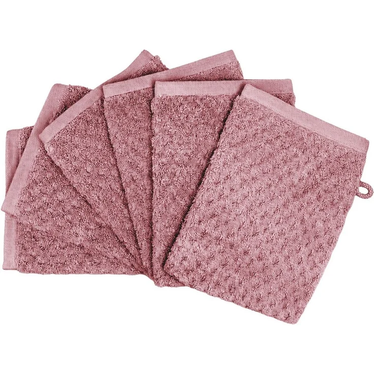 OTTO home Waschlappen Corrin, 6 Premium Waschlappen, 500 gr/m², 16x22cm, (6-St), 100% Baumwolle, mit Struktur, weich, uni, 5 Jahre Garantie – Bild 3