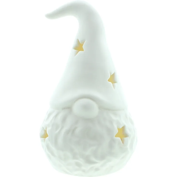 LED-Wichtel "White" Wohndekoration Deko LED Lampe Licht Dekoration Figur